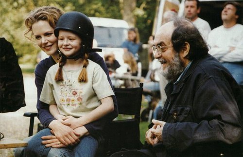 Production still: Nicole Kidman with Helena; equestrian helmet detail (Helena 1).