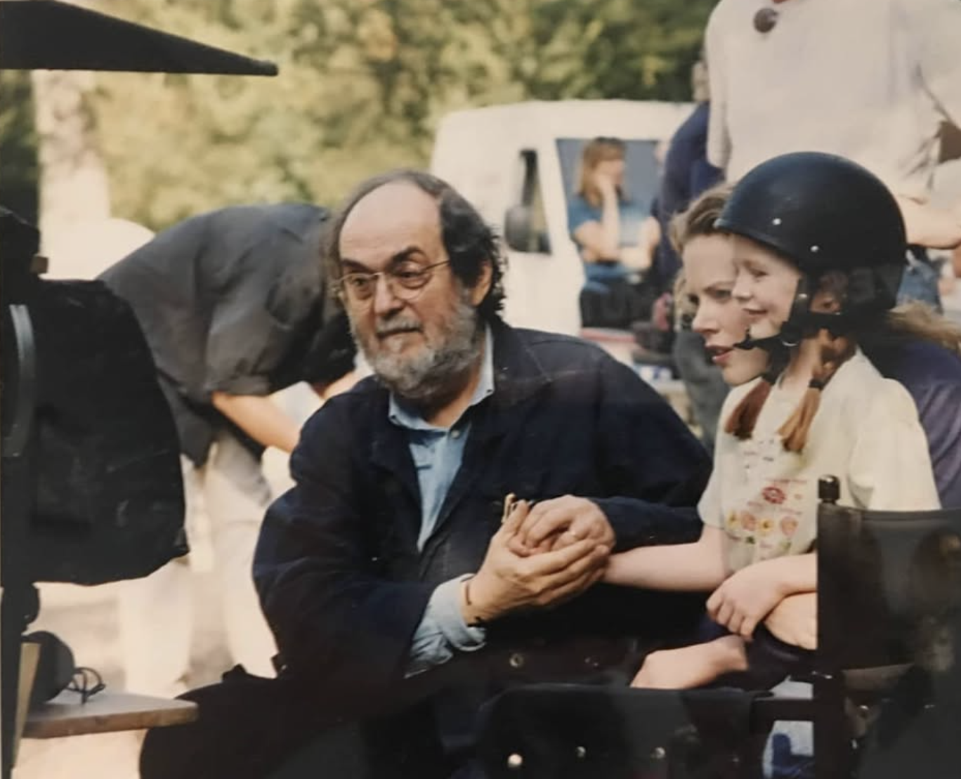 Production still: Kubrick/Kidman/Helena; equestrian helmet detail (Helena 2).