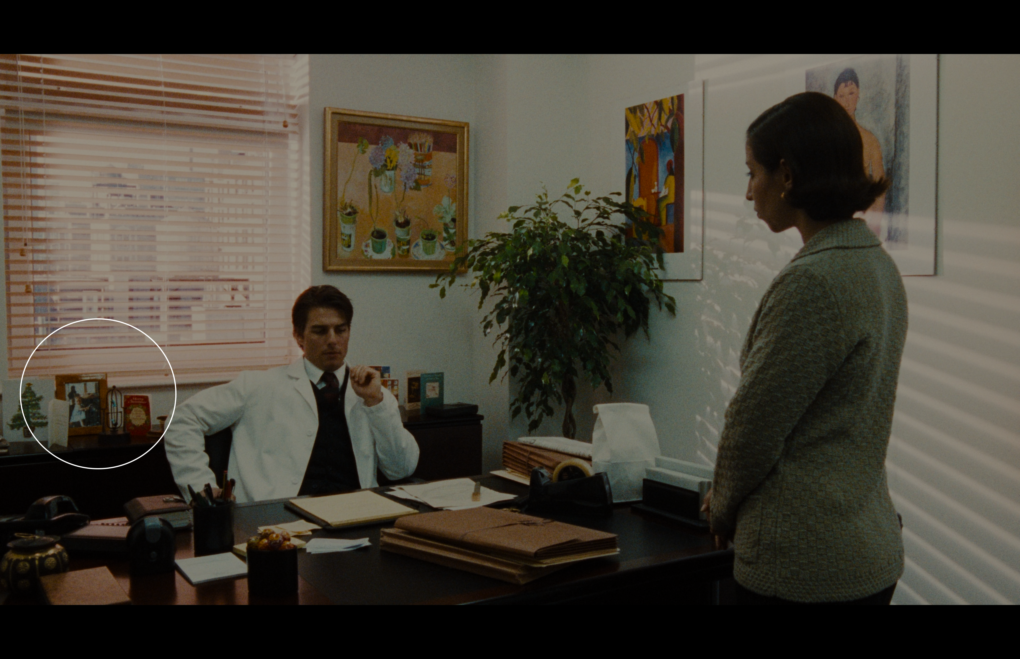 Bill’s office — wider view with Helena photo and desk toy (Office 2).