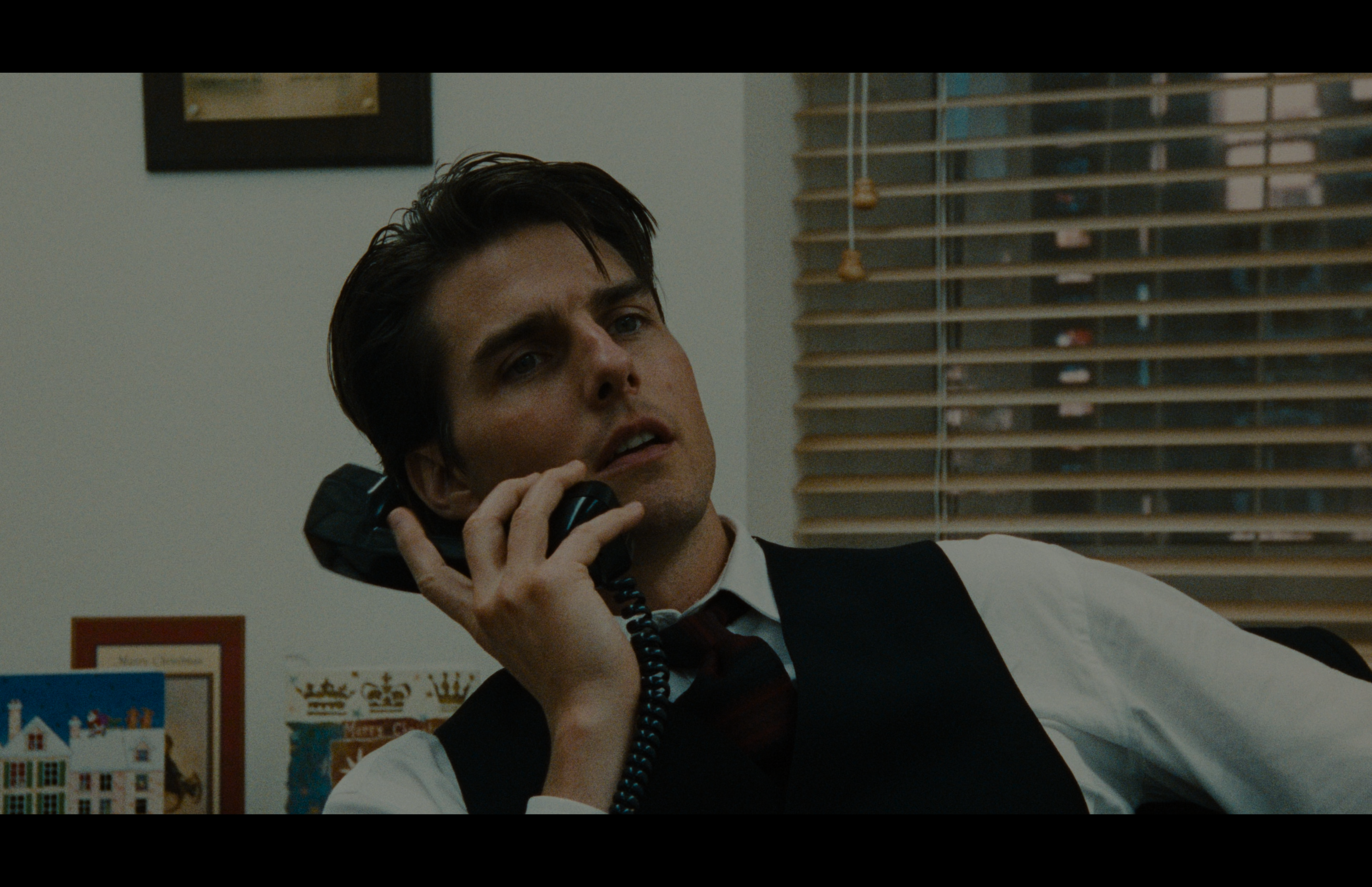 Bill’s office — night version with added horse statue and larger Helena photo (Office 3).